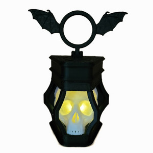 스컬 해골 램프 랜턴 led 할로윈