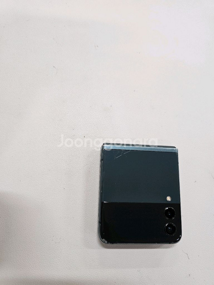 갤럭시 Z플립3 그린 정상공기기--0