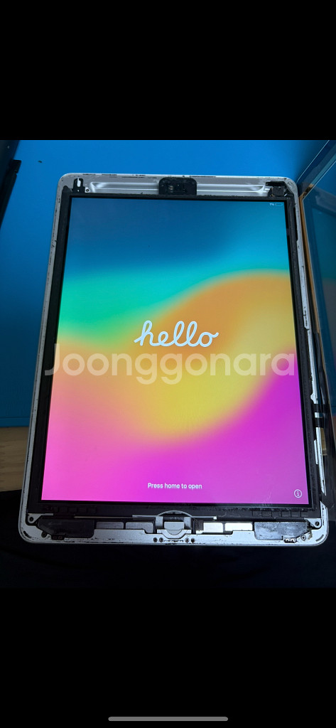 iPad 6세대 A1893 부품용 프레임+보드--0