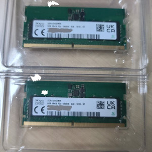 노트북용 ddr5 8g x2 SK하이닉스 총16g 일괄