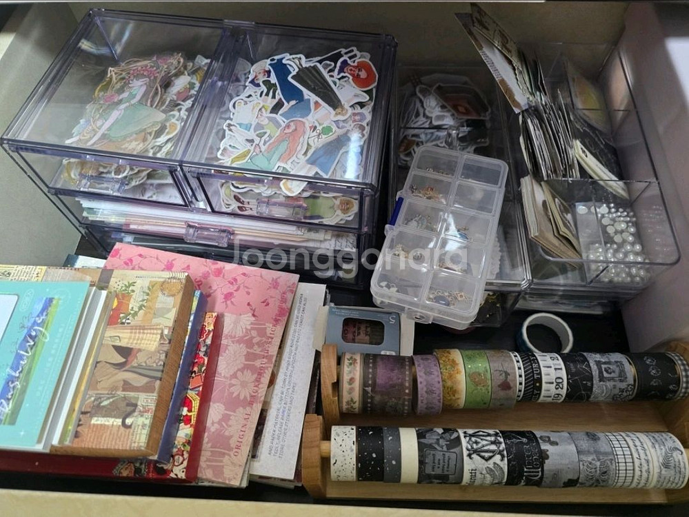 빈티지 다꾸 스티커 랜덤 팩--0