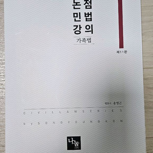 송영곤 2025 논점민법강의 가족법 제11판 재단본