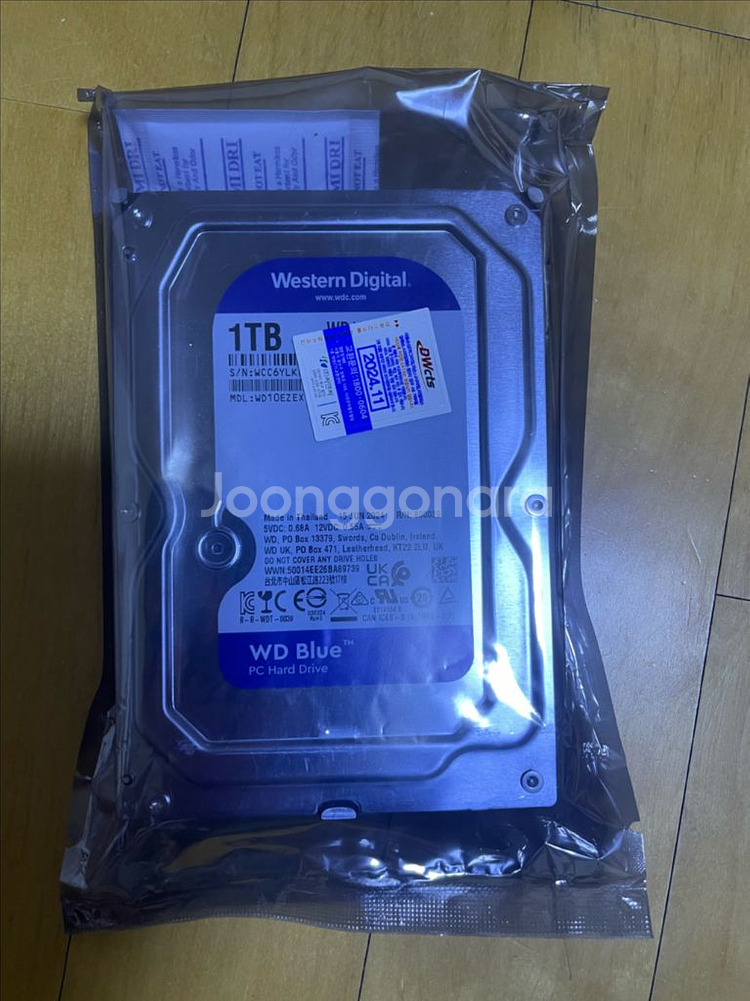 WD Blue 1TB HDD 새상품--1