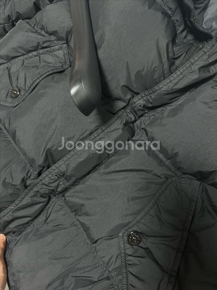 [s] 24fw 스톤아일랜드 크링클랩스 패딩 블랙--3