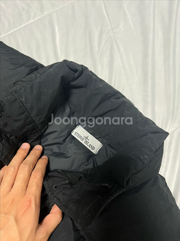 [s] 24fw 스톤아일랜드 크링클랩스 패딩 블랙--2