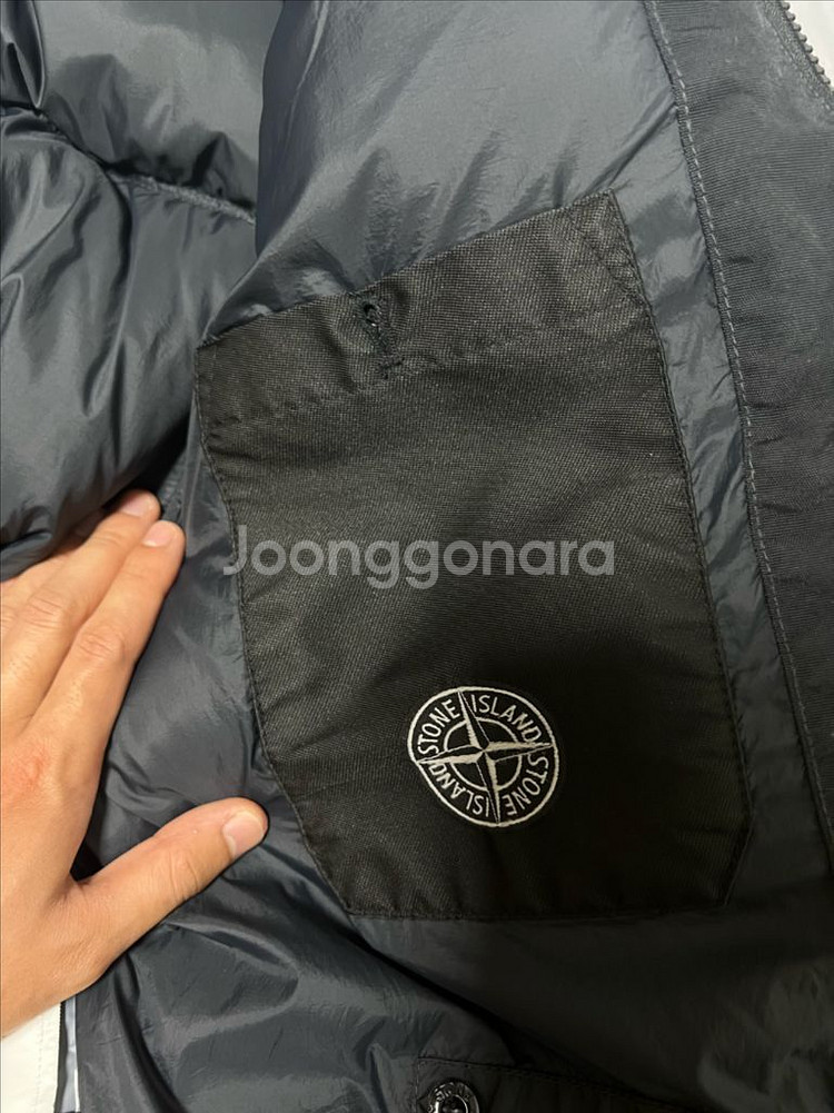 [s] 24fw 스톤아일랜드 크링클랩스 패딩 블랙--6
