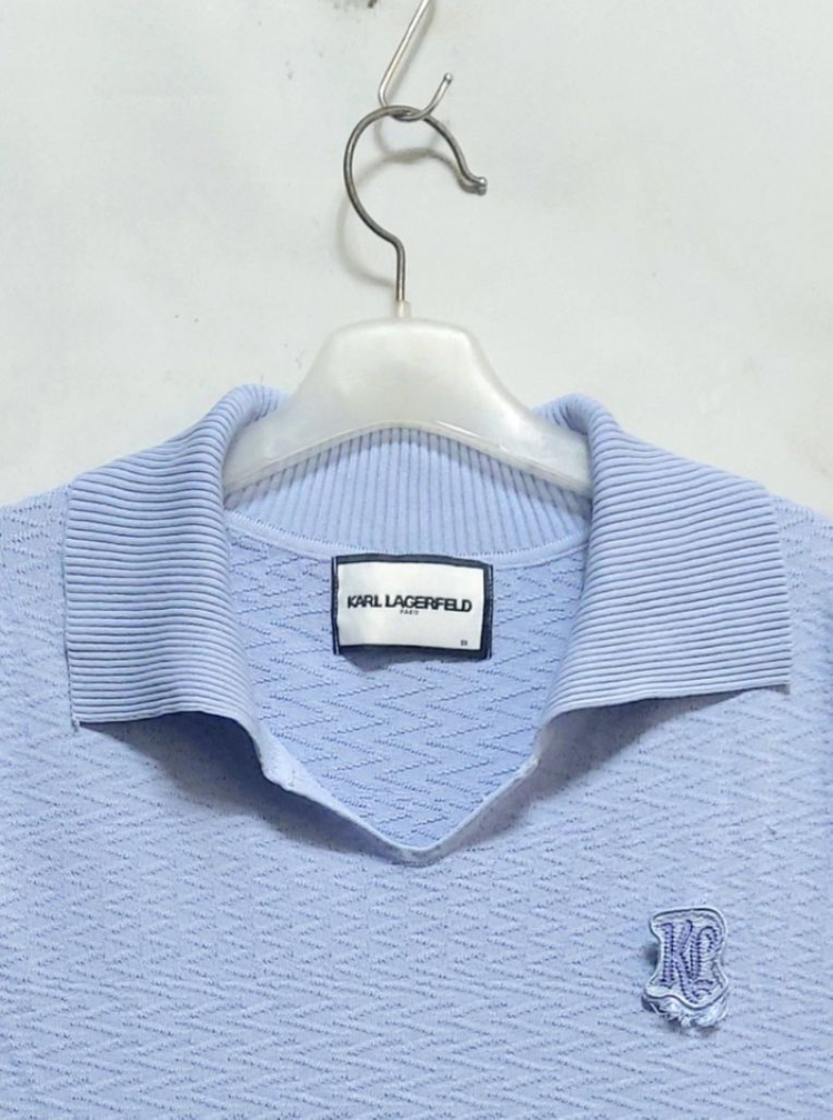 칼라거펠트 여성반팔니트55/ 이미지