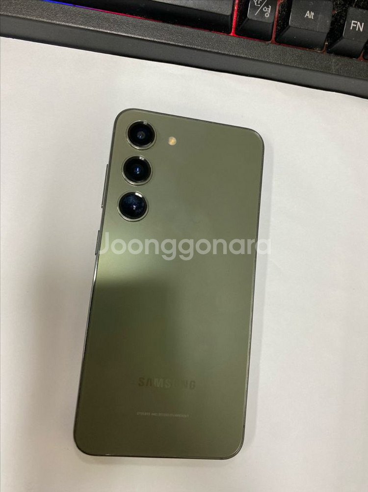 SK 갤럭시S23 그린 A급 256G 무잔상--0