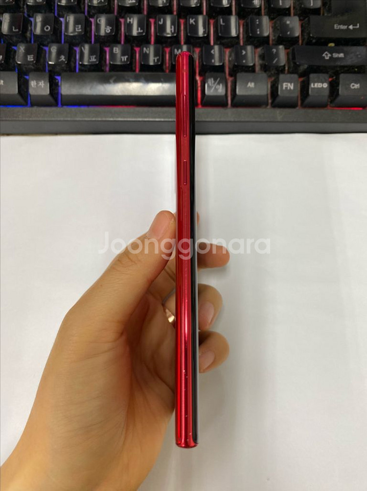 SK 갤럭시노트10 레드 AA급 256GB 무잔상--5