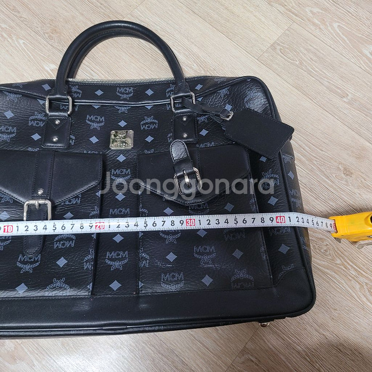 MCM 비세토스 레더 서류가방 토드백--7