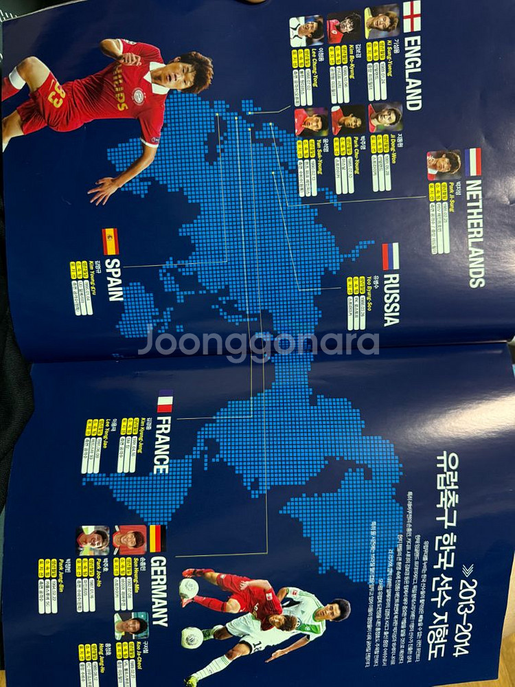 레전드매물 유럽축구가이드북 5권--2