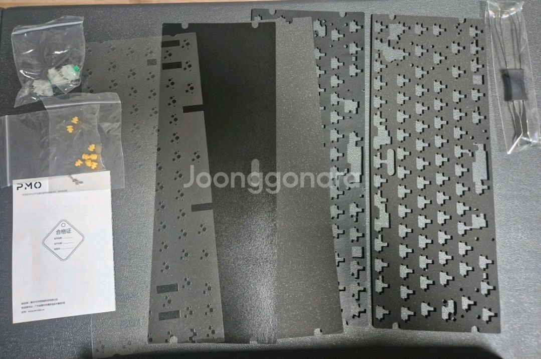 웨이브75 wave75 풀알루미늄 키보드 정발 블랙--1