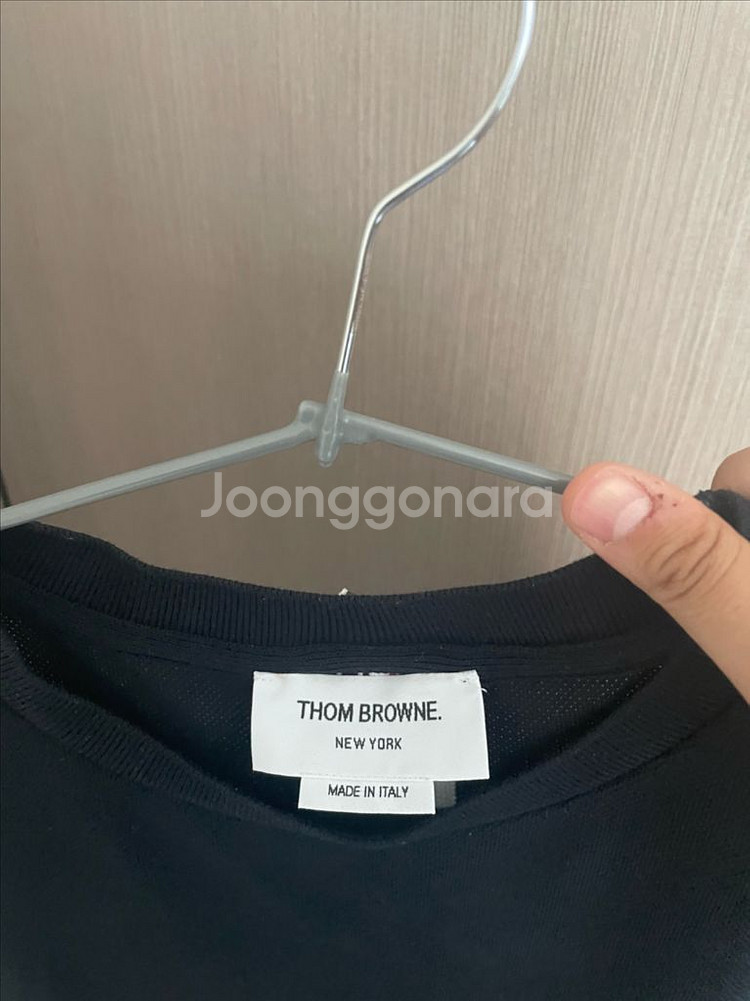 톰브라운 25ss 백스트라이프 pk반팔--4