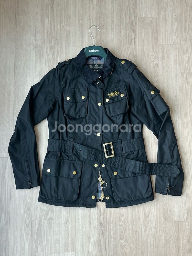 바버 레이디 왁스자켓--1