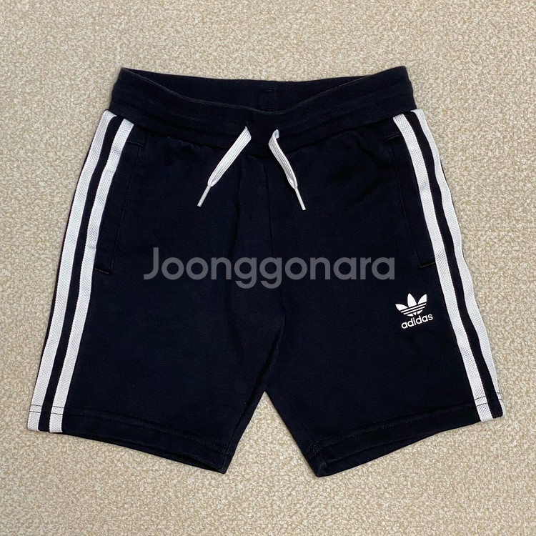 (정품) 아디다스 키즈 블랙 반바지 110 4-5Y--0