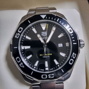 태그호이어 아쿠아레이서300 (풀박)43mm 쿼츠시계