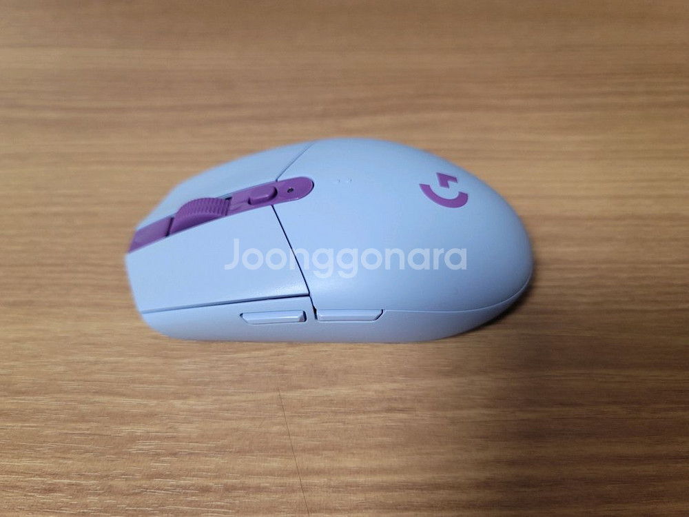 로지텍 G304 연보라 사무용 저소음 무선 마우스--2
