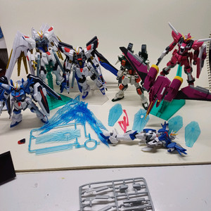 HG 건담 시드 프리덤 중국제+반다이제 정크 일괄