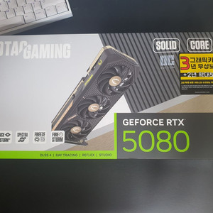 [미개봉]ZOTAC RTX 5080 SOLID CORE