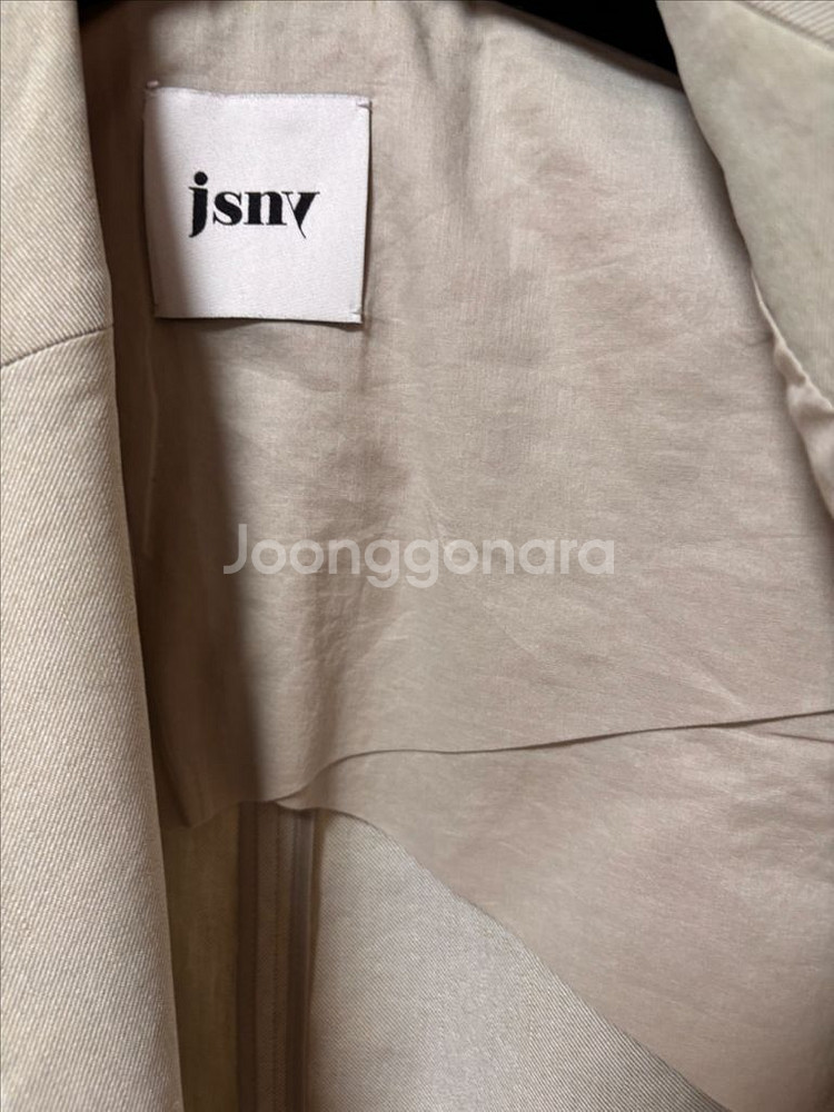 JSNY 린넨자켓 민트 55(66 맞아요)--5