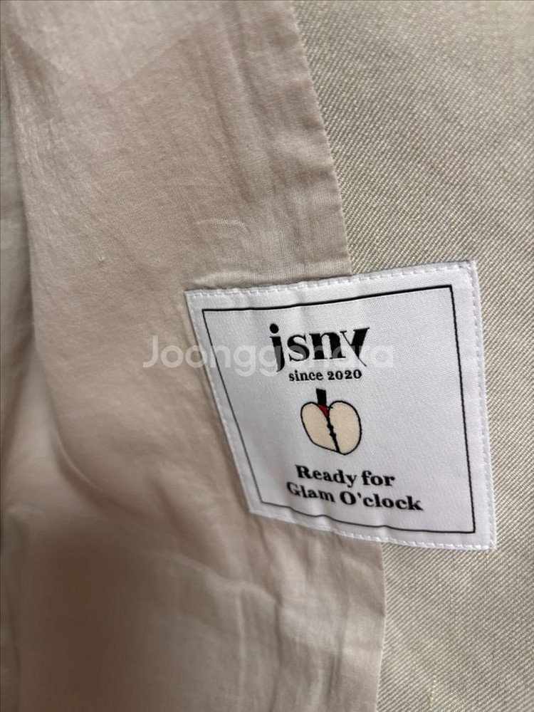 JSNY 린넨자켓 민트 55(66 맞아요)--4