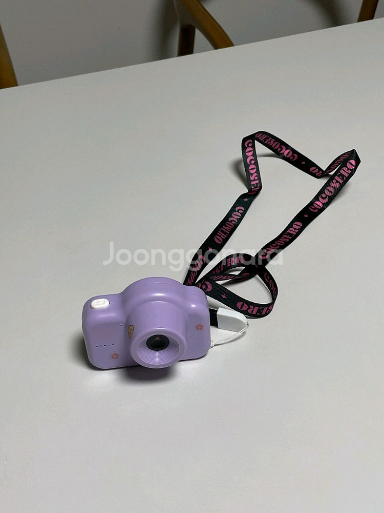 코코세로 퍼플 레트로 디지털 카메라 (스트랩 포함)--3