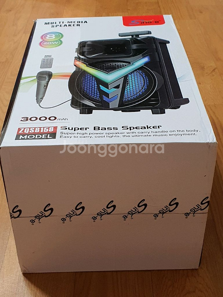 블루투스 스피커 노래방 스피커 라디오 스피커 새상품 팝--5