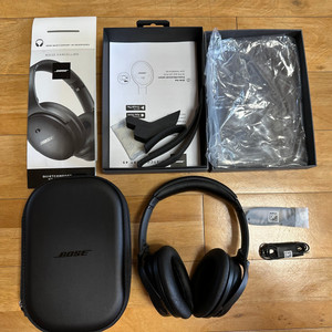 보스Bose QC45 블랙 노이즈캔슬링 헤드폰