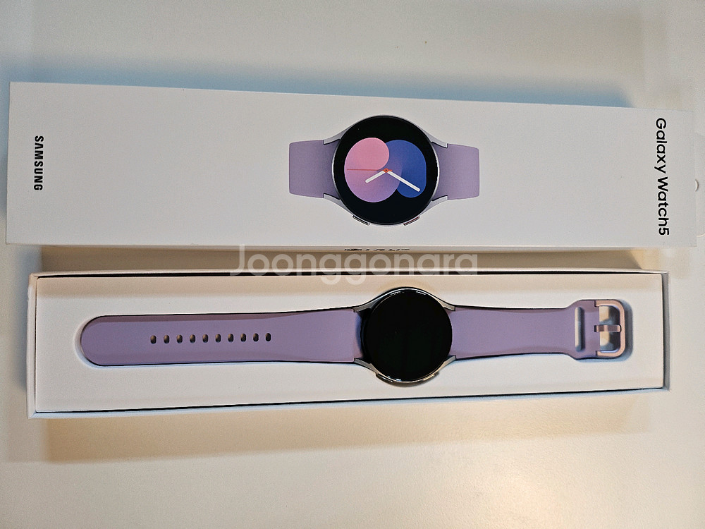 갤럭시 워치5 실버/ 그라파이트 40mm--0