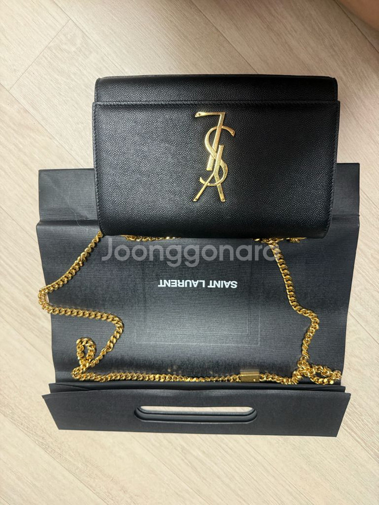 입생로랑 케이트백 금장--0