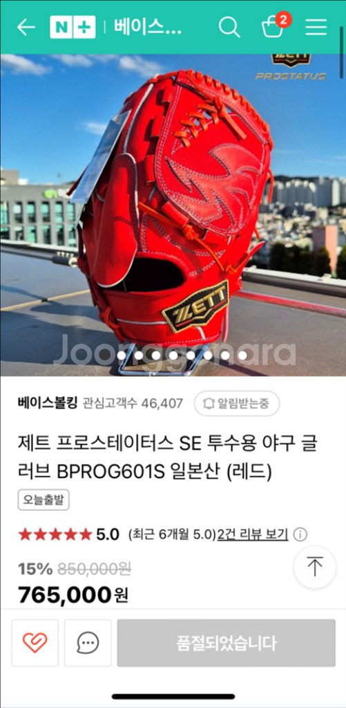제트 프로스테이터스 12인치 글러브--6