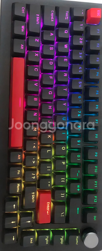 드렁큰디어 a75 pro 래피드트리거 키보드 팝니다--0