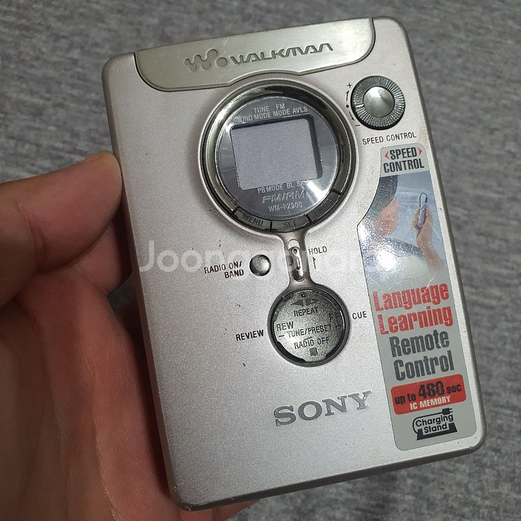 소니 워크맨 WM-FX900 카세트 부품용--0