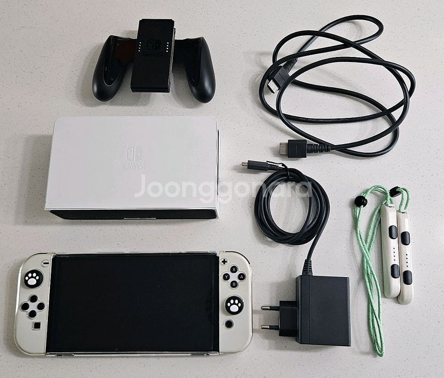 닌텐도 스위치 oled 화이트 팝니다--1