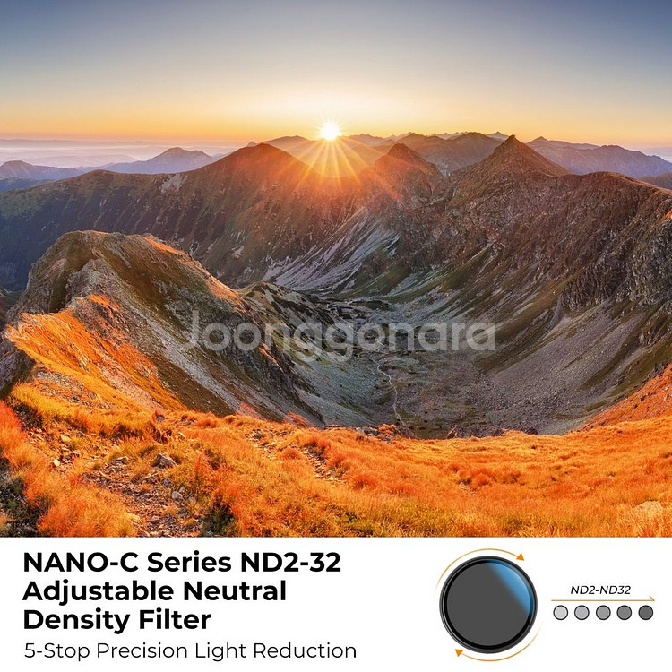 62mm NANO-C 가변 ND2-32 필터 (캡포함)--2