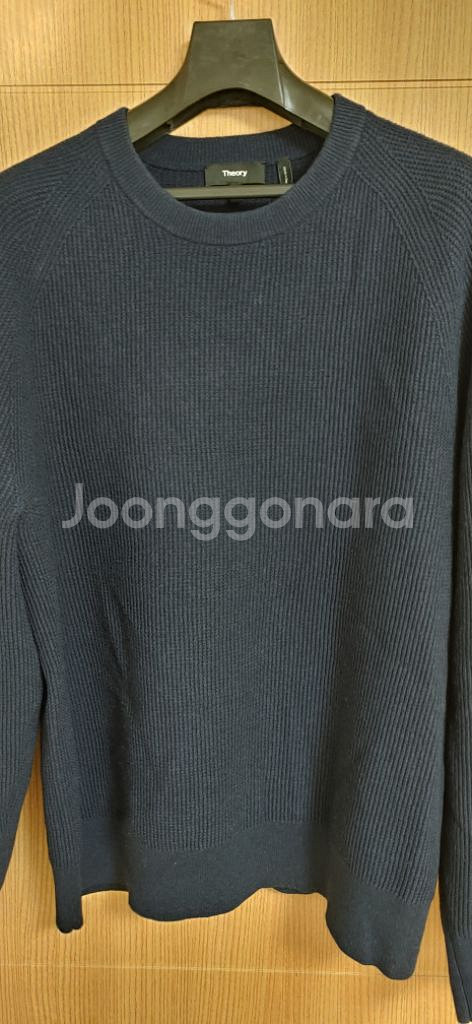 정품)띠어리 라운드넥 울캐시미어 니트(105)--1