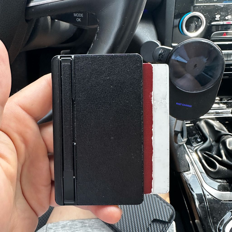 슬릭스트립 맥 카드지갑 블랙 맥세이프 카드지갑--2