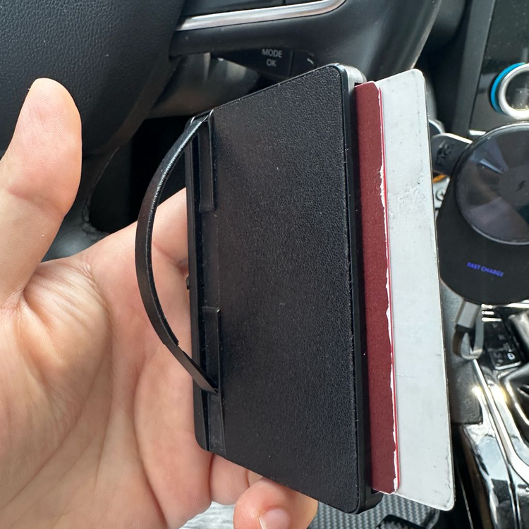 슬릭스트립 맥 카드지갑 블랙 맥세이프 카드지갑--3