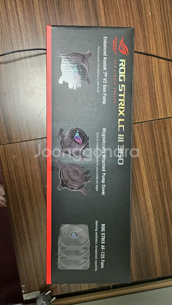 ROG STRIX LC III 360 쿨러 미개봉 팜--2