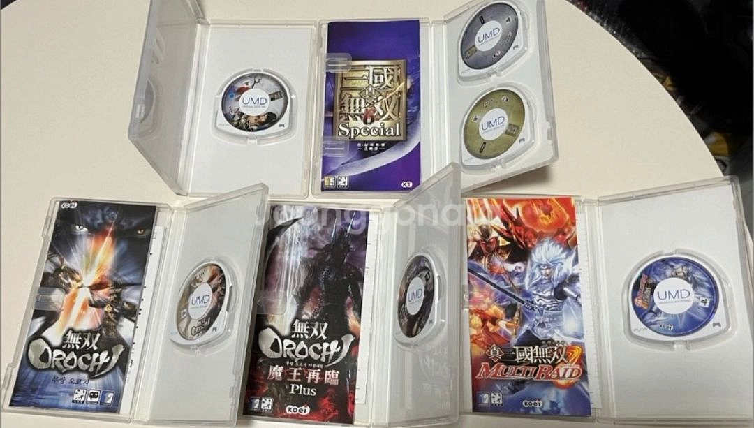 PSP 삼국무쌍 시리즈 5개 (정발)--2