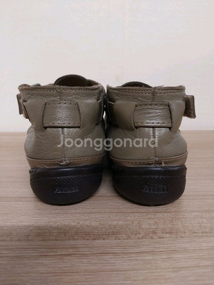 여성 지쎄 가죽 단화 (245)--5