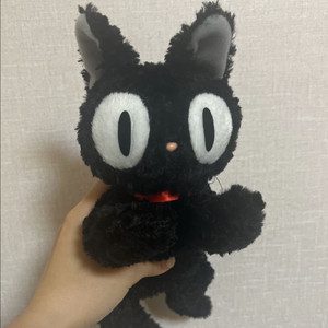 지브리 마녀배달부 키키 지지 인형 뽀글이 복실복실