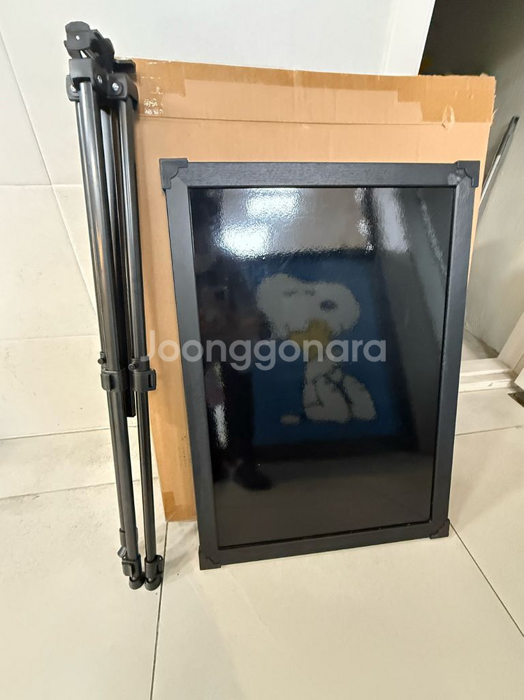 블랙보드 50x70 + 삼각이젤--2