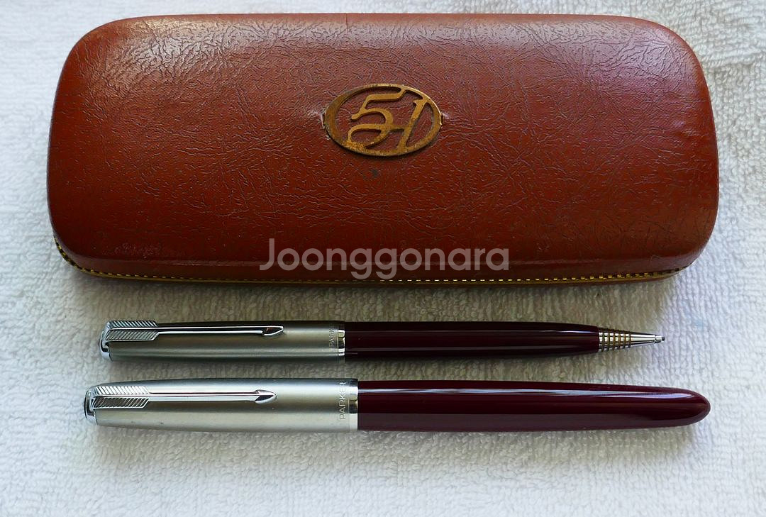 파카 51 만년필 연필 셋트 버건디-F--1
