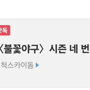 불꽃야구 양도 불야 불꽃석 4연석 양도 1루