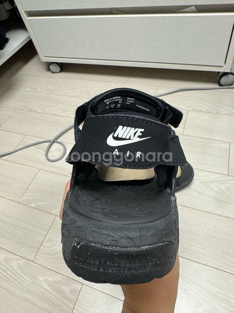 나이키 ACG 데슈츠샌들 블랙 280--3