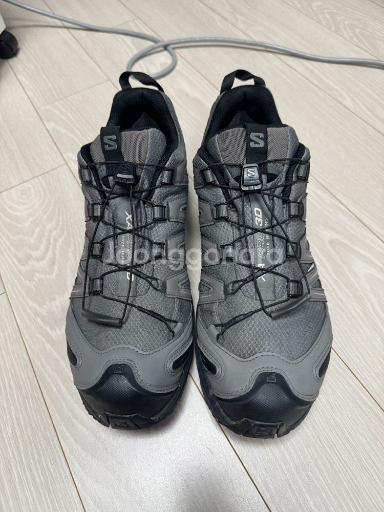 살로몬 XA 프로 3D GTX 퓨터 블랙 실버 클라우드--3