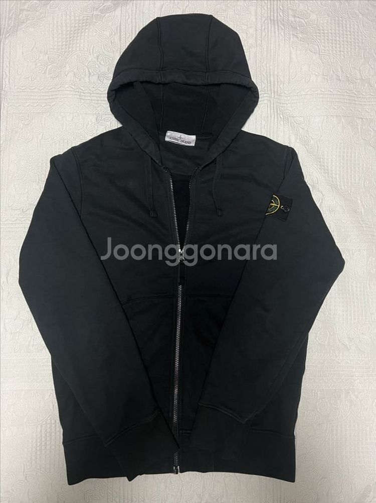 스톤아일랜드 후드집업 M 정품 크림판--0