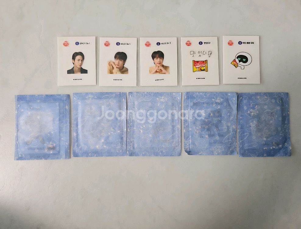 티니핑 띠부씰, 포켓몬 띠부씰, 진라면 진 띠부씰--0