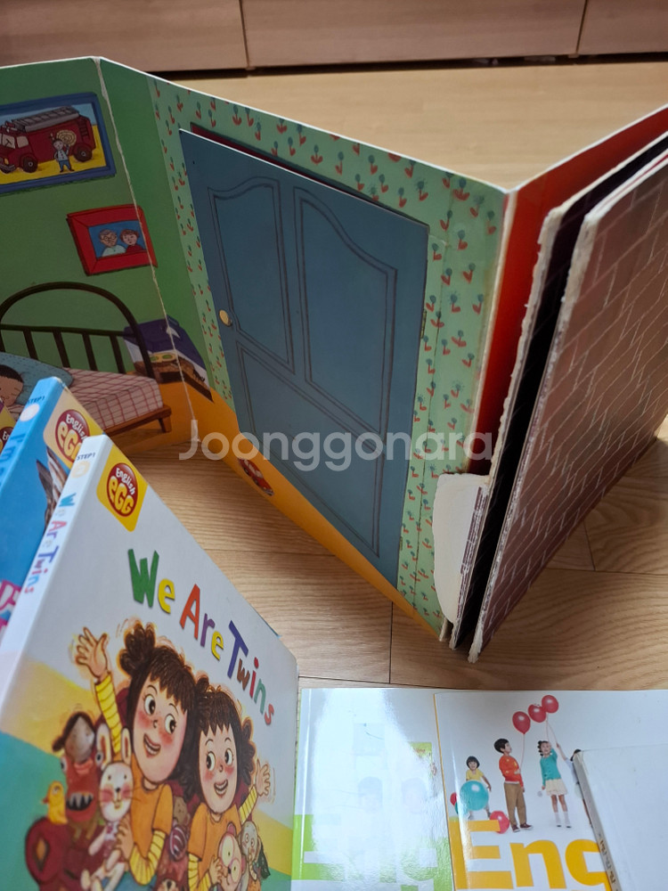 잉글리쉬에그 스텝1,2 보드북과 CD 에그펜분실--4